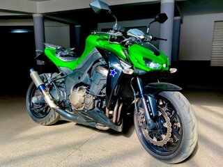 2015 Kawasaki Z 1000, зелёный, 1020000 рублей, вид 2