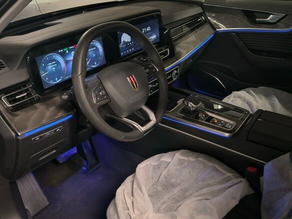 2024 Hongqi HS5 I Рестайлинг, чёрный - вид 12