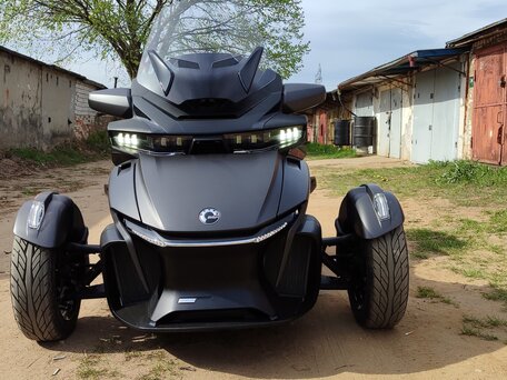 2022 BRP Can-Am Spyder, чёрный, 2828349 рублей, вид 1