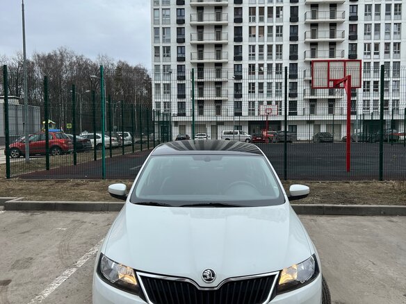 2019 Skoda Rapid I Рестайлинг, белый