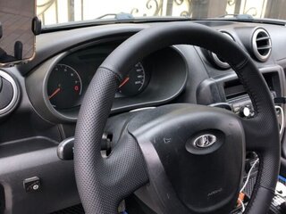 2015 Lada (ВАЗ) Granta I, чёрный, 500000 рублей, вид 5
