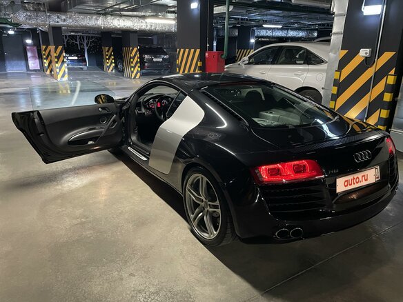 2008 Audi R8 V8 I (Typ 42), чёрный - вид 5
