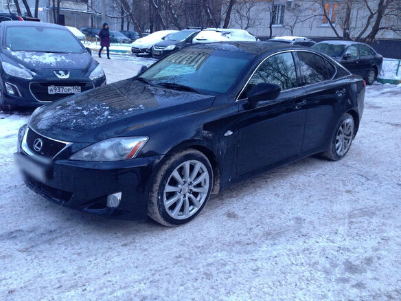 2008 Lexus IS 250 II, чёрный