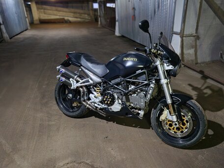 2003 Ducati Monster S4, чёрный, 600000 рублей, вид 3