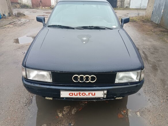 1991 Audi 80 IV (B3), синий, 260000 рублей - вид 12