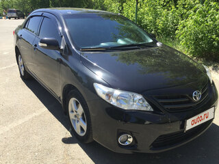 2011 Toyota Corolla X (E140, E150) Рестайлинг, чёрный, 950000 рублей, вид 5