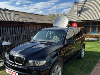 2005 BMW X5 4.4i I (E53) Рестайлинг, чёрный, 1000000 рублей, вид 1
