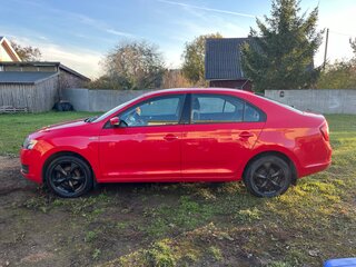 2018 Skoda Rapid I Рестайлинг, красный, 1450000 рублей, вид 4