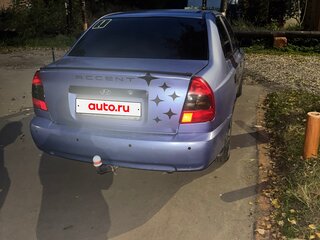 2005 Hyundai Accent ТагАЗ II, фиолетовый, 204000 рублей, вид 4