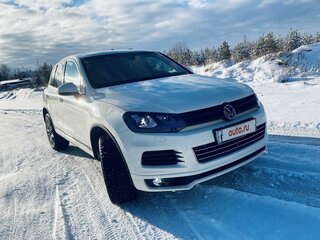2011 Volkswagen Touareg II, белый, 2100000 рублей, вид 4