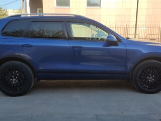 2015 Volkswagen Touareg II Рестайлинг, синий, 2700000 рублей, вид 3