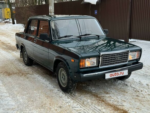 2007 Lada (ВАЗ) 2107, зелёный, 330000 рублей - вид 1