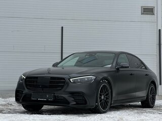 2021 Mercedes-Benz S-Класс 450 Long 4MATIC VII (W223), чёрный, 10250000 рублей, вид 1