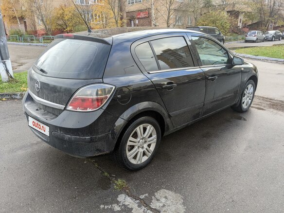 2007 Opel Astra H Рестайлинг, чёрный - вид 9