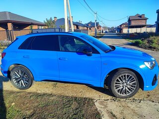 2019 Audi Q3 35 TFSI II (F3), голубой, 2950000 рублей, вид 3