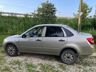 2012 Lada (ВАЗ) Granta I, серебристый, 380000 рублей, вид 5
