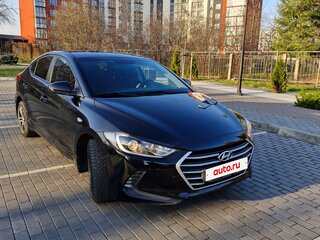 2016 Hyundai Elantra VI (AD), чёрный, 1680000 рублей, вид 2