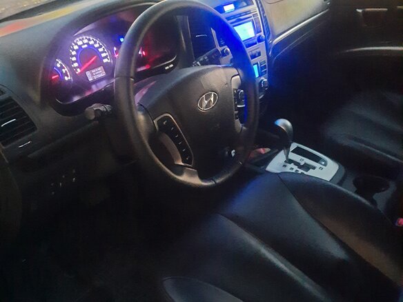 2012 Hyundai Santa Fe II Рестайлинг, чёрный, 1670000 рублей - вид 6