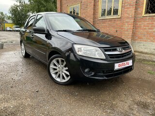 2014 Lada (ВАЗ) Granta I, чёрный, 630000 рублей, вид 1