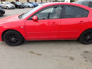 2007 Mazda 3 I (BK) Рестайлинг, красный, 450000 рублей, вид 4