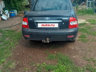 2008 Lada (ВАЗ) Priora I, чёрный, 160000 рублей, вид 3