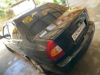 2008 Hyundai Accent ТагАЗ II, чёрный, 450000 рублей, вид 4