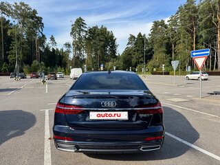2019 Audi A6 40 TDI V (C8), синий, 3390000 рублей, вид 4