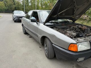 1988 Audi 80 E IV (B3), серебристый, 175000 рублей, вид 1