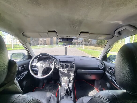 2004 Mazda 6 I (GG), серый, 570000 рублей - вид 12