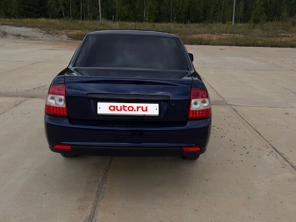 2011 Lada (ВАЗ) Priora I, синий, 360000 рублей - вид 4