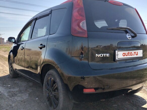 2008 Nissan Note I Рестайлинг, чёрный, 630000 рублей - вид 5