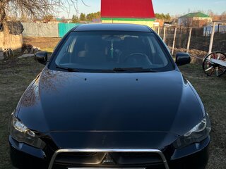 2013 Mitsubishi Lancer X Рестайлинг, чёрный, 900000 рублей, вид 4