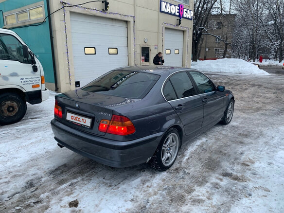 2002 BMW 3 серии 320i IV (E46) Рестайлинг, серый - вид 2