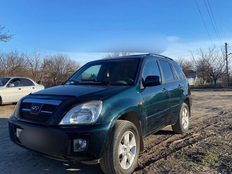 2007 Chery Tiggo (T11) I, зелёный, 450000 рублей, вид 1
