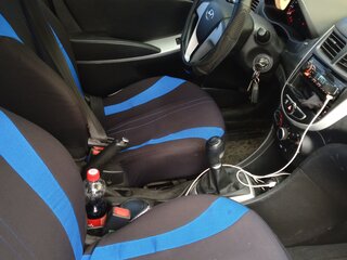 2012 Hyundai Solaris I, чёрный, 505000 рублей, вид 5