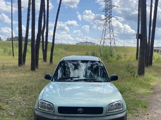 1996 Toyota RAV4 I (XA10), голубой, 425000 рублей, вид 2