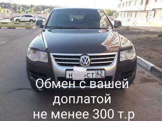2007 Volkswagen Touareg I Рестайлинг, чёрный, 1100000 рублей, вид 3