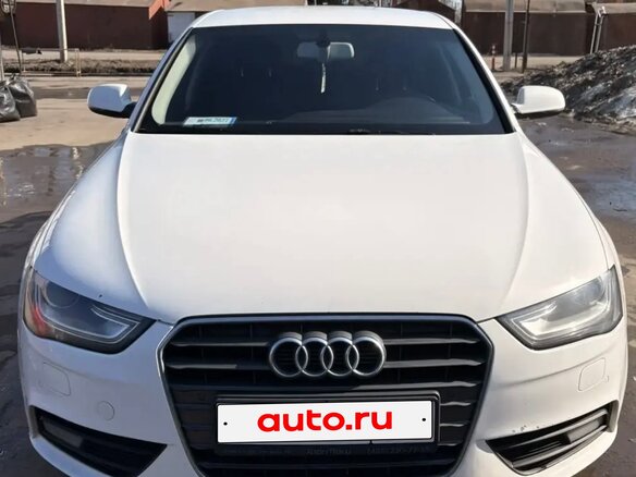 2014 Audi A4 IV (B8) Рестайлинг, белый, 1200000 рублей - вид 1