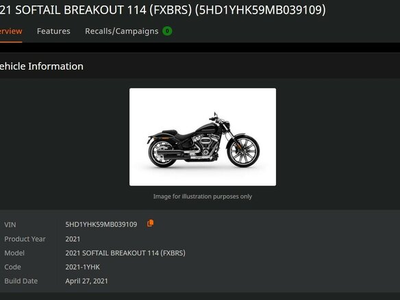2021 Harley-Davidson Breakout, чёрный, 2135000 рублей - вид 2