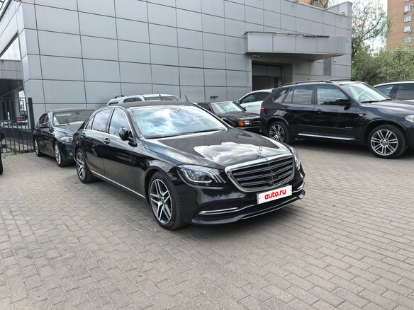 2017 Mercedes-Benz S-Класс 560 VI (W222, C217) Рестайлинг, чёрный, 4350000 рублей - вид 2