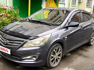 2015 Hyundai Solaris I Рестайлинг, серый, 1070000 рублей, вид 2