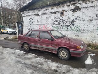 2004 Lada (ВАЗ) 2115, пурпурный, 175000 рублей, вид 2