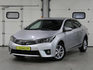 2014 Toyota Corolla XI (E160, E170, E180), серебристый, 1357000 рублей, вид 1