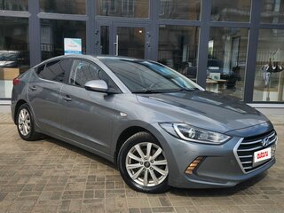 2017 Hyundai Elantra VI (AD), серый, 1160000 рублей, вид 2