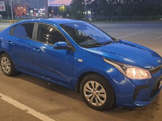 2019 Kia Rio IV, синий, 1400000 рублей, вид 1