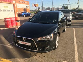 2013 Mitsubishi Lancer X Рестайлинг, чёрный, 1500000 рублей, вид 4