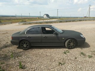 2007 Hyundai Sonata ТагАЗ IV (EF) Рестайлинг, серый, 370000 рублей, вид 3