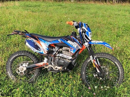 2022 Kayo T2 250 MX, синий, 90000 рублей, вид 3