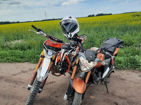 2014 Stels Flame 200, оранжевый, 110000 рублей, вид 3