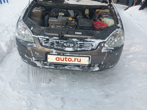 2018 Lada (ВАЗ) Priora I Рестайлинг, коричневый, 750000 рублей - вид 1